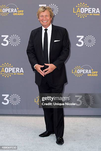 Executive Producer Nigel Lythgoe attends LA Opera's 30th Anniversary Season Opening Night at Dorothy Chandler Pavilion on September 12, 2015 in Los...