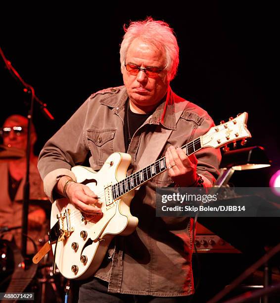 Brian Stoltz rehearses for The Musical Mojo of Dr. John: A Celebration of Mac & His Music at the Saenger Theatre on May 3, 2014 in New Orleans,...