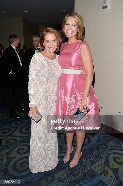 Katie Couric and Savannah Guthrie attend the Yahoo News/ABCNews Pre-White House Correspondents' dinner reception pre-party at Washington Hilton on...