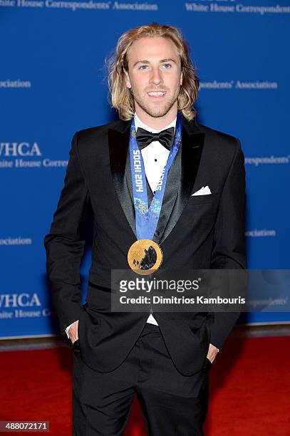 Olympic gold medalist Sage Kotsenburg attends the 100th Annual White House Correspondents' Association Dinner at the Washington Hilton on May 3, 2014...