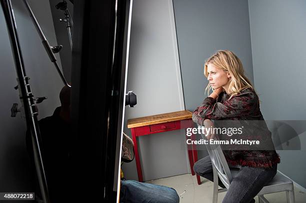 Clemence Poesy of 'The Ones Below' poses for a portrait in the Guess Portrait Studio at the Toronto International Film Festival on September 13, 2015...