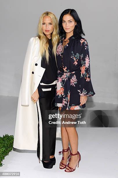 Designer Rachel Zoe , and Leigh Lezark attend the Rachel Zoe Presentation Spring 2016 during New York Fashion Week: The Shows at The Space, Skylight...