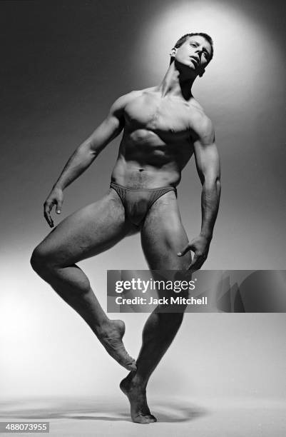 Dancer Jonathan Riseling, the only Caucasian in the mostly black Alvin Ailey American Dance Theater in 1991.