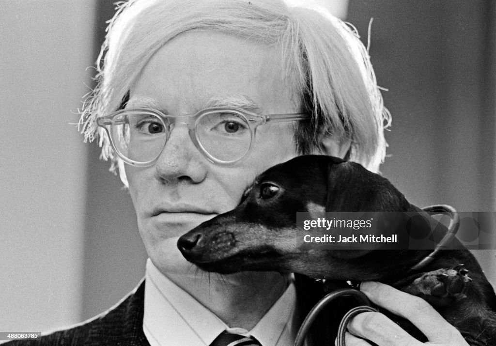 Andy Warhol And His Dog Archie