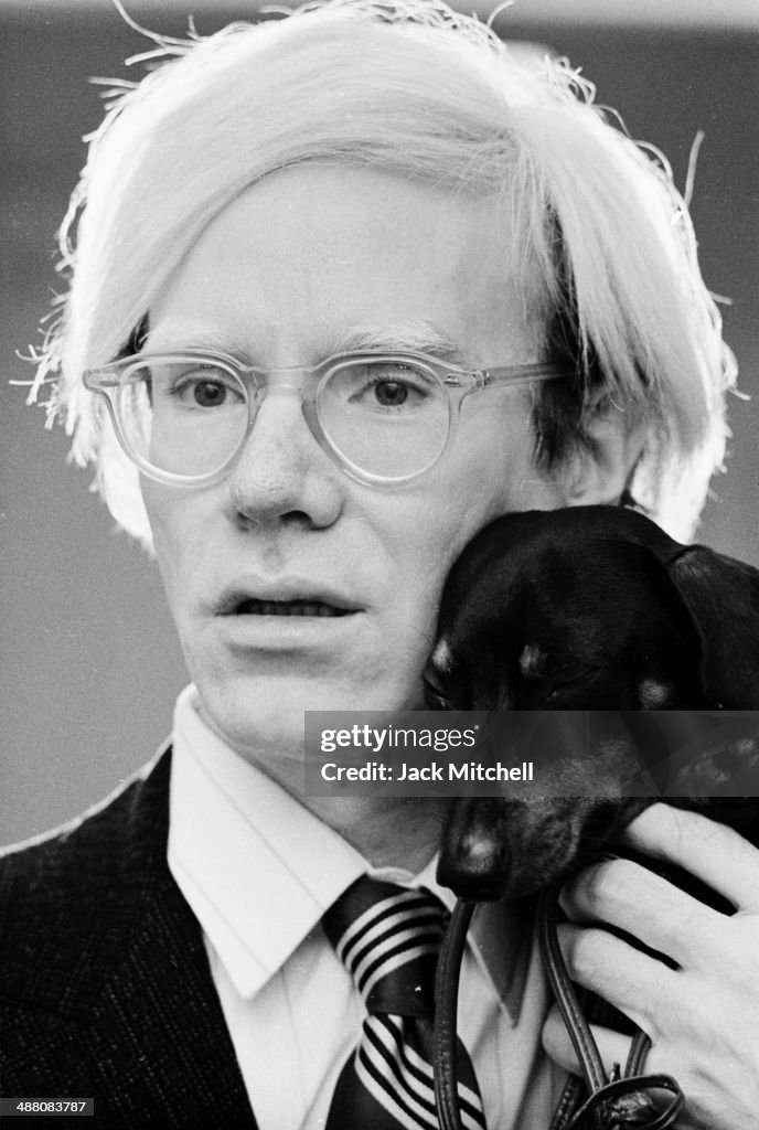 Andy Warhol And His Dog Archie