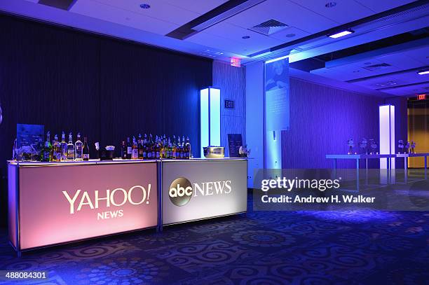 General view of atmosphere at the Yahoo News/ABCNews Pre-White House Correspondents' dinner reception pre-party at Washington Hilton on May 3, 2014...