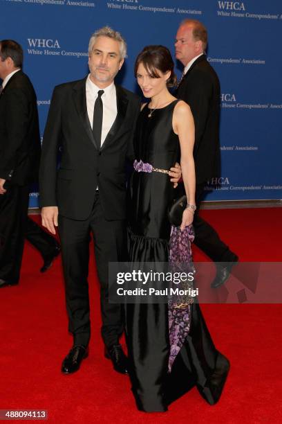 Director Alfonso Cuaron and environmentalist Sheherazade Goldsmith attends the 100th Annual White House Correspondents' Association Dinner at the...