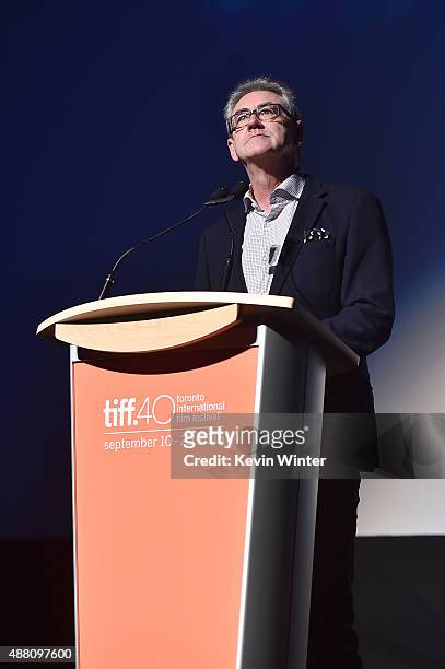 Director and CEO Piers Handling attends "The Program" premiere during the 2015 Toronto International Film Festival at Roy Thomson Hall on September...