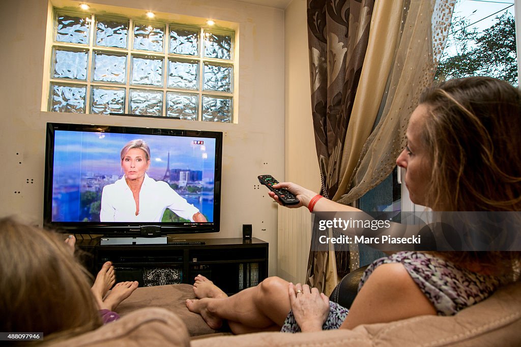 A Family Watches Claire Clazal's Last Television News