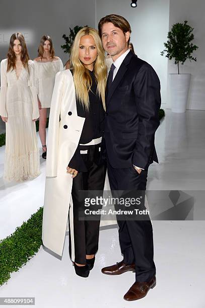 Designer Rachel Zoe , and Rodger Berman attend the Rachel Zoe Presentation Spring 2016 during New York Fashion Week: The Shows at The Space, Skylight...