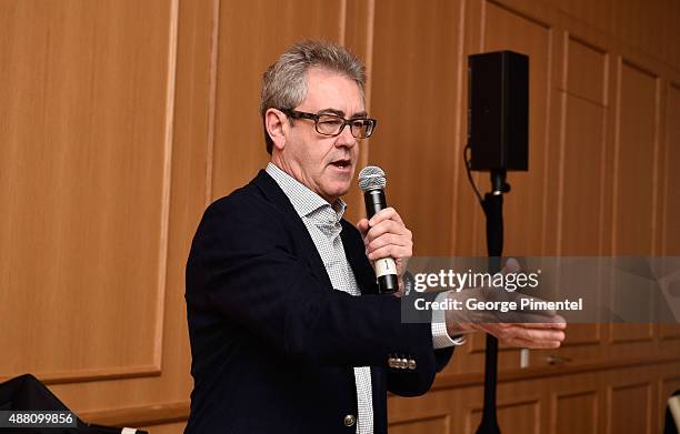 Of the Toronto International Film Festival Piers Handling speaks at the Ebert Tribute Lunch in honour of Ava DuVernay during the 2015 Toronto...