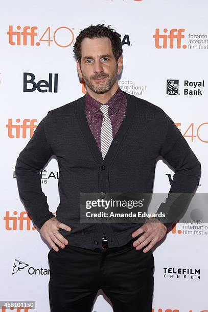 Actor Aaron Abrams attends the "Closet Monster" photo call during the 2015 Toronto International Film Festival at Ryerson Theatre on September 13,...