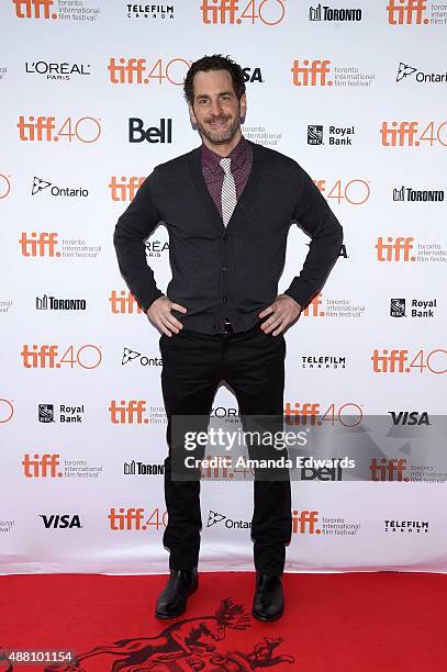 Actor Aaron Abrams attends the "Closet Monster" photo call during the 2015 Toronto International Film Festival at Ryerson Theatre on September 13,...