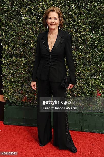 Actress Jessica Walter attends the 2015 Creative Arts Emmy Awards at Microsoft Theater on September 12, 2015 in Los Angeles, California.