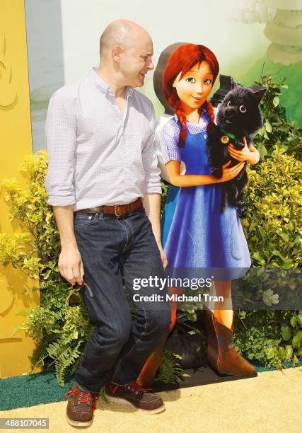 Rob Corddry arrives at the Los Angeles premiere of "Legends of OZ: Dorothy's Return" held at Regency Village Theatre on May 3, 2014 in Westwood,...