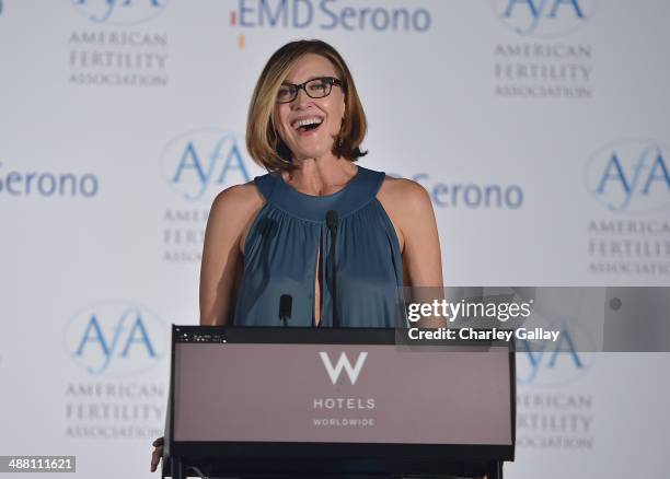 Actress Brenda Strong attends the American Fertility Association's Illuminations LA at W Hollywood on May 3, 2014 in Hollywood, California.