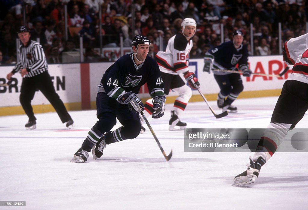 Hartford Whalers v New Jersey Devils