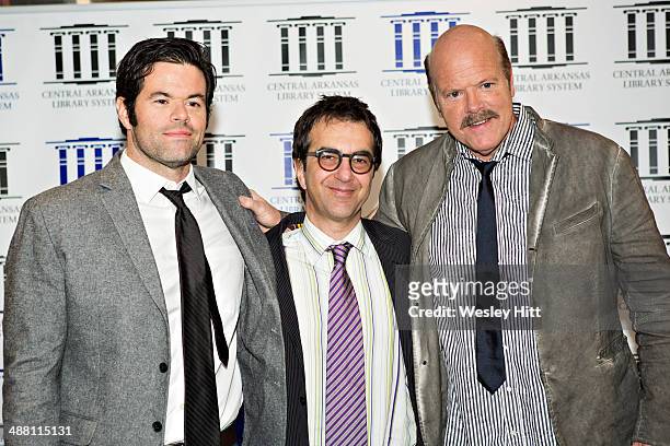 Robert Baker, Atom Egoyan and Rex Linn attend the "Devil's Knot" premiere at the CALS Ron Robinson Theater on May 03, 2014 in Little Rock, Arkansas.