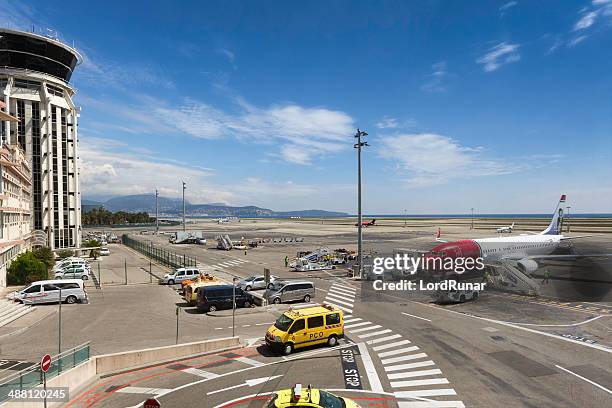 nice côte d'azur airport - nice côte dazur airport stock pictures, royalty-free photos & images