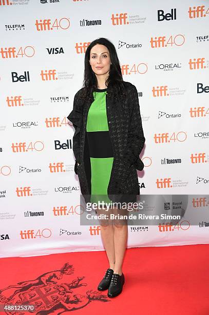 Actress Joanne Kelly attends "Closet Monster" photo call during the 2015 Toronto International Film Festival at Ryerson Theatre on September 13, 2015...