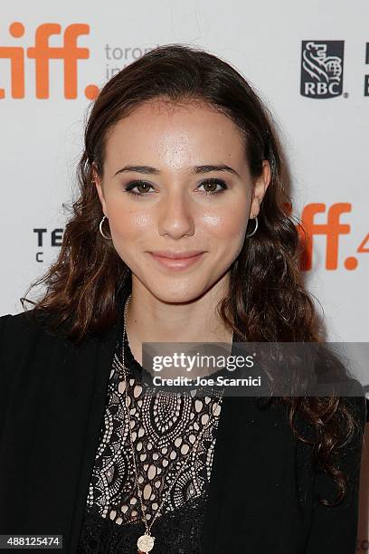 Karelle Tremblay attends 2015 Toronto International Film Festival - "Born To Be Blue" Premiere at Winter Garden Theatre on September 13, 2015 in...