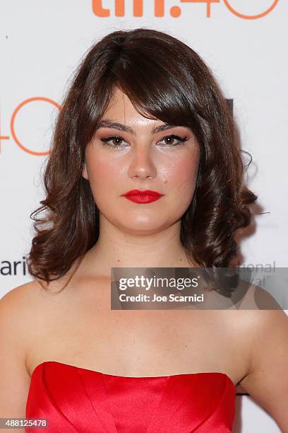 Katie Boland attends 2015 Toronto International Film Festival - "Born To Be Blue" Premiere at Winter Garden Theatre on September 13, 2015 in Toronto,...