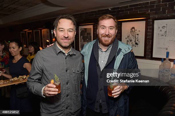 Editor Jonathan Alberts and cinematographer John Guleserian attend the Equals TIFF party hosted by GREY GOOSE Vodka and Soho House Toronto at Soho...