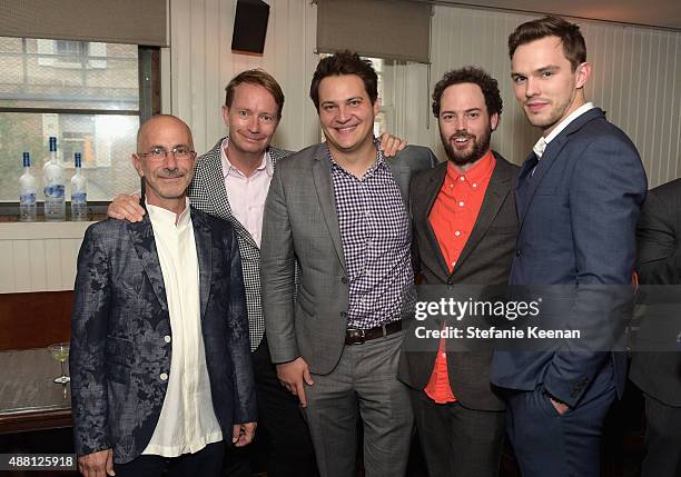 Executive producer Russell Levine, writer Nathan Parker, producer Michael A. Pruss, director Drake Doremus and actor Nicholas Hoult attend the Equals...