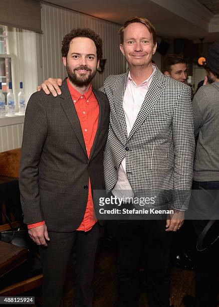 Director Drake Doremus and writer Nathan Parker attend the Equals TIFF party hosted by GREY GOOSE Vodka and Soho House Toronto at Soho House Toronto...