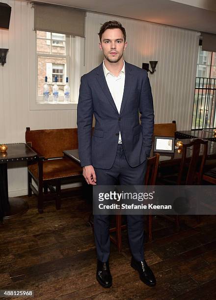 Actor Nicholas Hoult attends the Equals TIFF party hosted by GREY GOOSE Vodka and Soho House Toronto at Soho House Toronto on September 13, 2015 in...