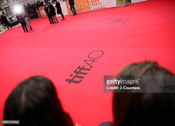 Actor Ben Foster attends "The Program" premiere during the 2015 Toronto International Film Festival at Roy Thomson Hall on September 13, 2015 in...