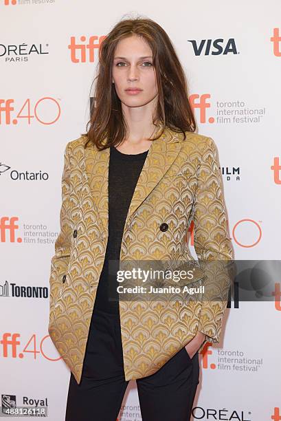 Actress Marine Vacth attend the premiere of 'Families' at Princess of Wales Theatre during 2015 Toronto International Film Festival on September 13,...