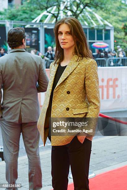 Actress Marine Vacth attends the premiere of 'Families' at Princess of Wales Theatre during 2015 Toronto International Film Festival on September 13,...