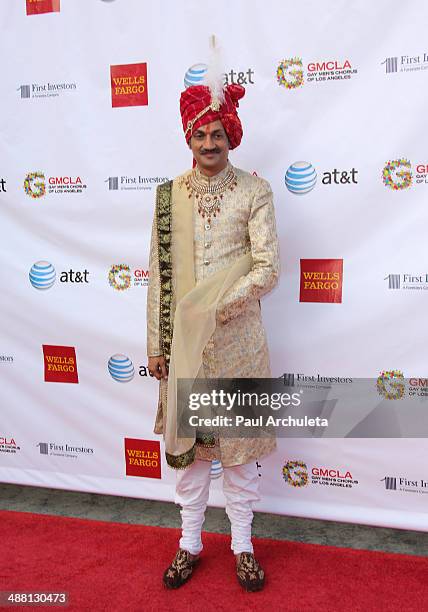 India's Crown Prince Manvendra Singh Gohil attend the 3rd Annual Voice Awards at The Globe Theatre at Universal Studios on May 3, 2014 in Universal...