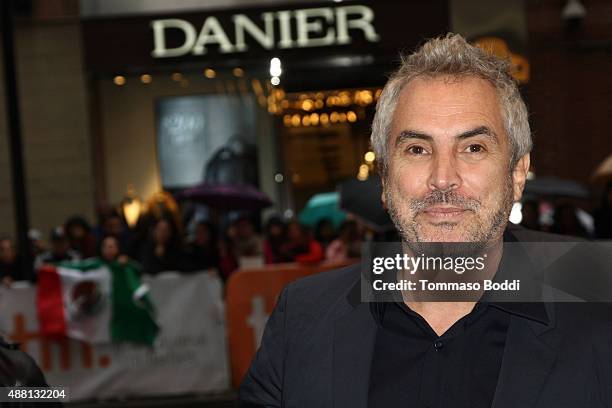 Director Alfonso Cuaron attends the "Desierto" premiere during the 2015 Toronto International Film Festival held at The Elgin on September 13, 2015...