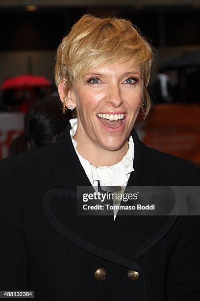 Actress Toni Collette attends the "Desierto" premiere during the 2015 Toronto International Film Festival held at The Elgin on September 13, 2015 in...