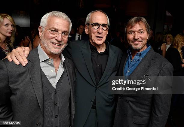 Lionsgate Motion Picture Group Co-Chair Rob Friedman, Producer Michael Shamberg, Lionsgate Motion Picture Group Co-Chair Patrick Wachsberger at the...