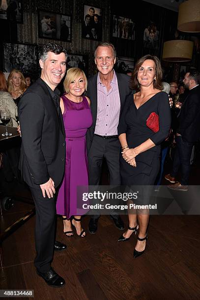 Hugo Boss Canada Managing Director Lanita Layton and guests at the Vanity Fair toast of "Freeheld" at TIFF 2015 presented by Hugo Boss and supported...