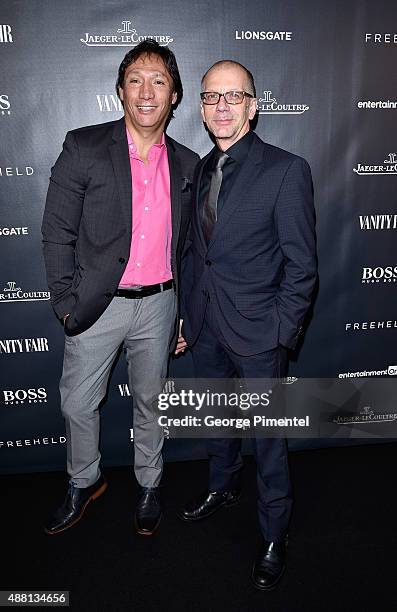 Screenwriter Ron Nyswaner and guest at the Vanity Fair toast of "Freeheld" at TIFF 2015 presented by Hugo Boss and supported by Jaeger-LeCoultre at...