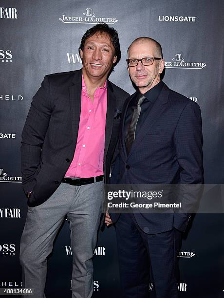 Screenwriter Ron Nyswaner and guest at the Vanity Fair toast of "Freeheld" at TIFF 2015 presented by Hugo Boss and supported by Jaeger-LeCoultre at...