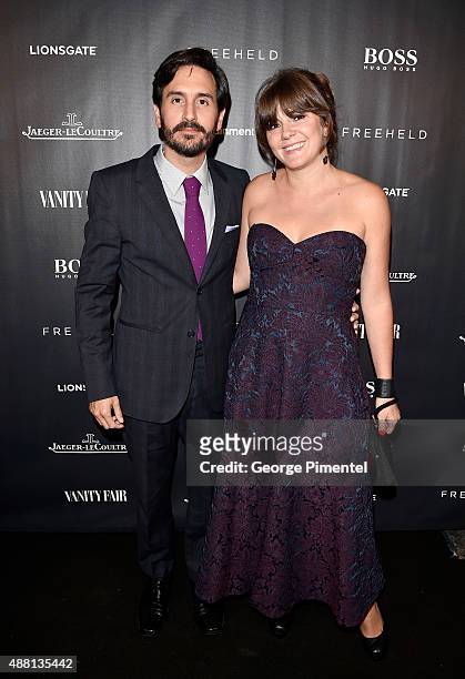 Director Peter Sollett and guest at the Vanity Fair toast of "Freeheld" at TIFF 2015 presented by Hugo Boss and supported by Jaeger-LeCoultre at...