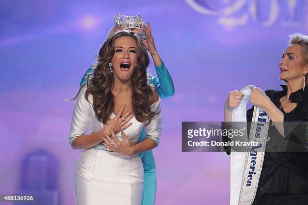 Miss America 2016 Betty Cantrell wins the 2016 Miss America Competition at Boardwalk Hall Arena on September 13, 2015 in Atlantic City, New Jersey.