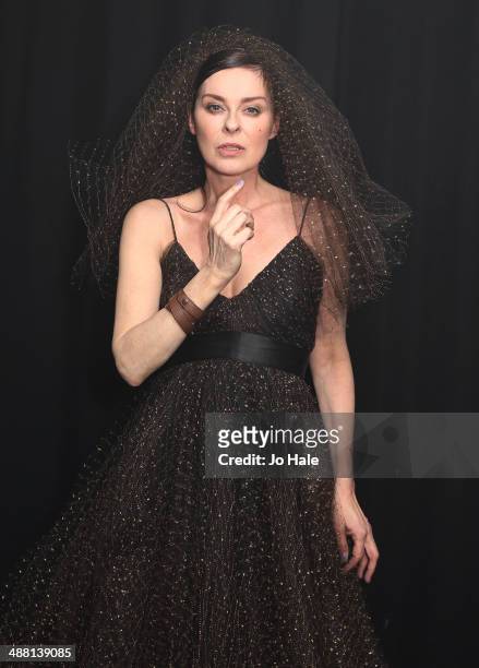 Lisa Stansfield poses backstage at G-A-Y Heaven on May 3, 2014 in London, England.