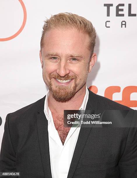 Ben Foster attends the 2015 Toronto International Film Festival - "The Program" Premiere at Roy Thomson Hall on September 13, 2015 in Toronto, Canada.