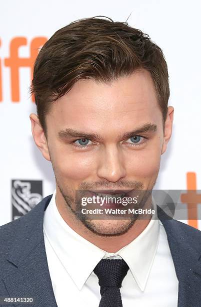 Nicholas Hoult attends the 'Equals' premiere during the 2015 Toronto International Film Festival at the Princess of Wales Theatre on September 13,...