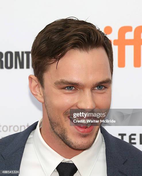 Nicholas Hoult attends the 'Equals' premiere during the 2015 Toronto International Film Festival at the Princess of Wales Theatre on September 13,...