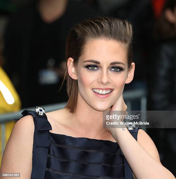Kristen Stewart attends the 'Equals' premiere during the 2015 Toronto International Film Festival at the Princess of Wales Theatre on September 13,...