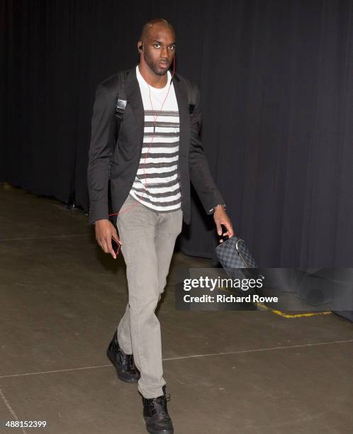 May 3, 2014: Quincy Pondexter of the Memphis Grizzlies enters the arena before a game against the Oklahoma City Thunder in Game 7 of the Western...
