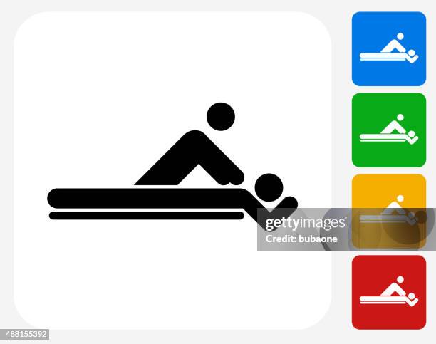 illustrations, cliparts, dessins animés et icônes de icône de massage à la conception graphique - alternative therapy
