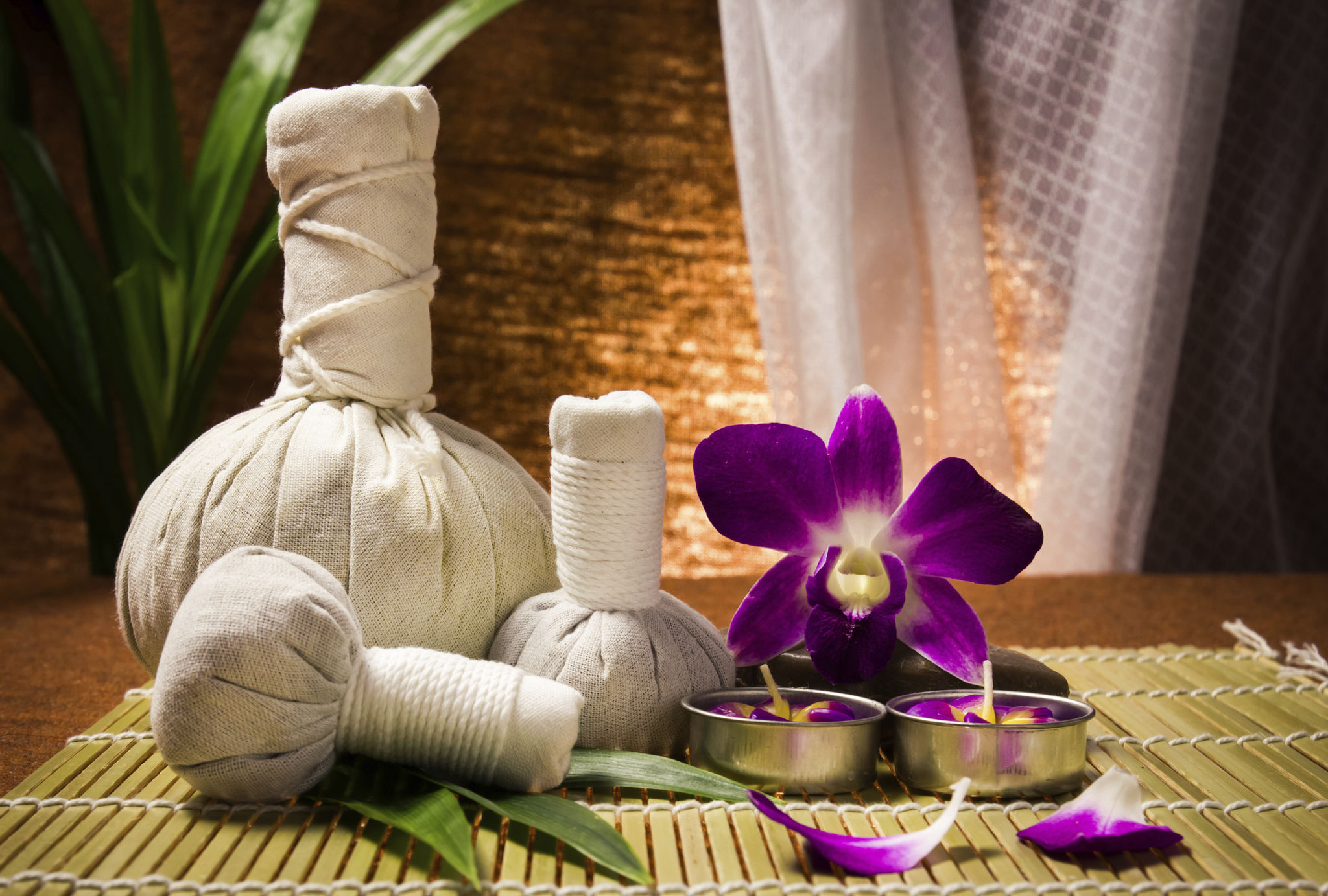 thai massage setup